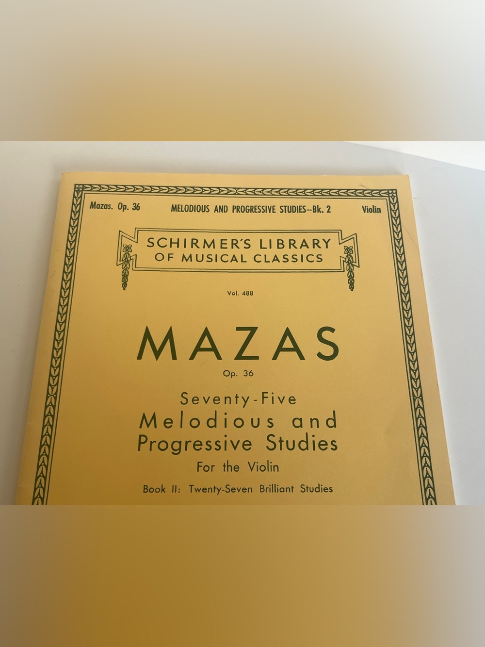 Mazas Op. 36 – Seventy-Five Melodious and Progressive Studies for the Violin